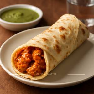 Butter Masala Chaap Roll