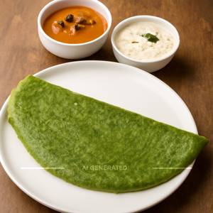 Palak Plain Dosa