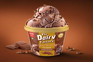 Chocolate The Dairy Factory Slow Churned Ice Cream TUB 700 ML