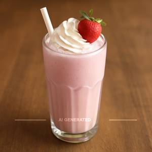 Strawberry milkshake