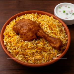 Chicken Dum Biryani (half)