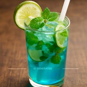Blue Curacao Mojito