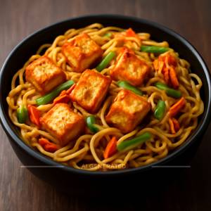Paneer noodles
