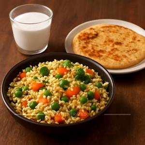 Vegetable Pulao + Puran Poli                      
