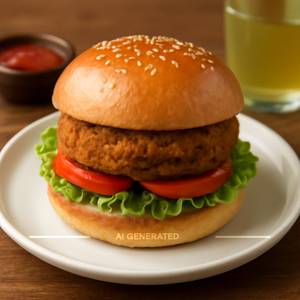 Shami Kebab Burger                                               