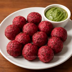 Beetroot Guntapunugulu (12 Pieces)