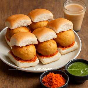 Crispy vadapav combo [6 pieces]