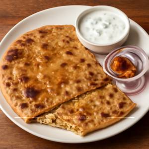 Paneer paratha + raita