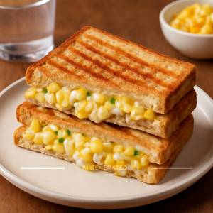 Corn Cheese Grilled Sandwich