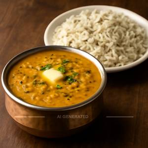 Dal fry 4 pc butter roti + 1 Jeera rice                            