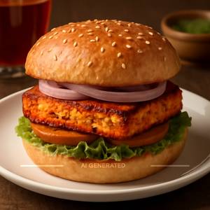 Tandoori Paneer Burger
