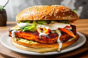 Tandoori Paneer Burger
