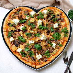 Heart Shaped Pizza Bombay