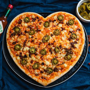 Heart Shaped Pizza Tobasco