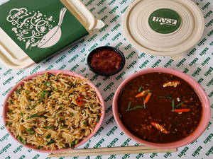 Egg Manchurian Fried Rice