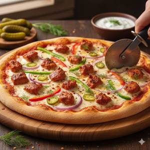 Pickled Chicken Pizza