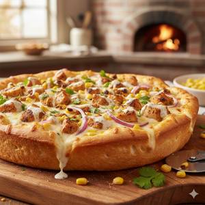 Chicken N Corn Pizza