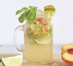 Citrus peach mojito