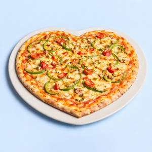 Heart Shaped Pizza Quattro Pepperencino
