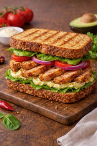 High-Protein Grilled Chicken Sandwich