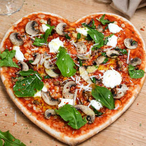 Heart Shaped Pizza Tartufi