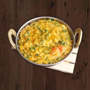 Dal Khichdi With Papad And Achar