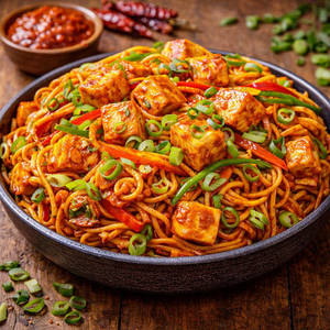Schezwan Paneer Noodles