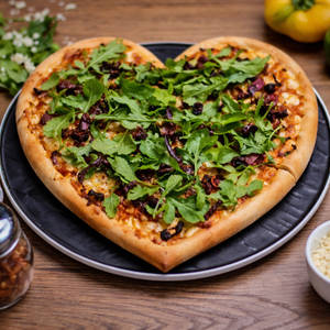 Heart Shaped Pizza Alla Rucola