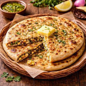 JAIN Paneer Paratha
