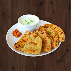 Ghee Sattu Pratha With Sauce ( 2 Piece)