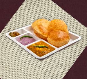 4 Kachori with  Sabji.
