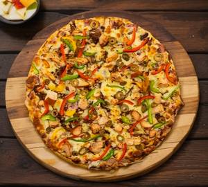 Fully Loaded Veg Cheese Pizza (8 Inches )