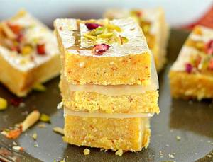 Moong Daal Barfi (desi Ghee)