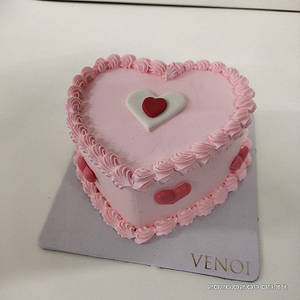 Pink Heart Cake