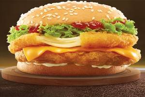 Double Patty Cheesy Chicken Burger