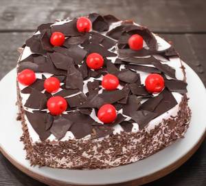 Heart Shape Blackforest Cake