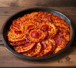 Tomato chips pizza