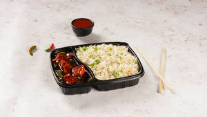 Paneer Chilli With Veg Rice