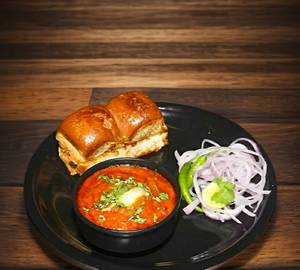 Butter pav bhaji [2 pav]
