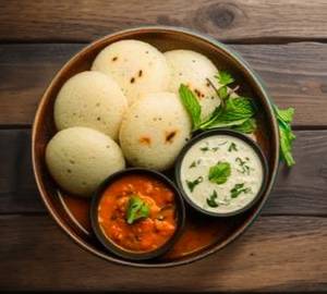 Plain Rava Idli