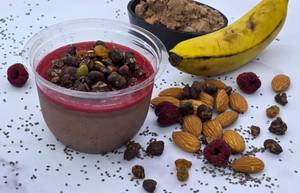 Chocolate Raspberry Chia Pudding
