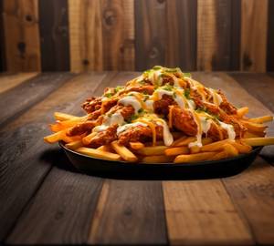 Chicken Cheese Loaded French Fries