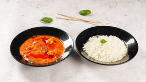 Thai Red Curry Chicken (with Rice)