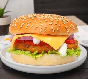 Veg cheese burger