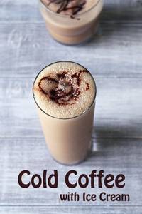Cold Coffee With Ice Cream