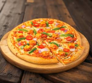 Tandoori paneer pizza