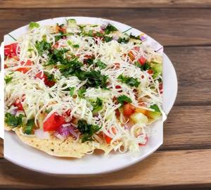 Fried paneer cheese papad
