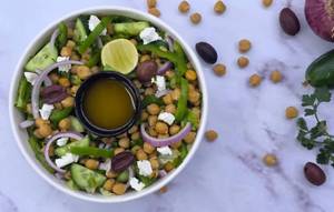 Chickpea Feta Salad
