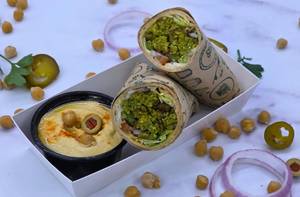 Hi Protein Lebanese Falafel Wrap