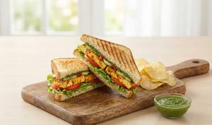 Smoked Paneer Tikka Sandwich